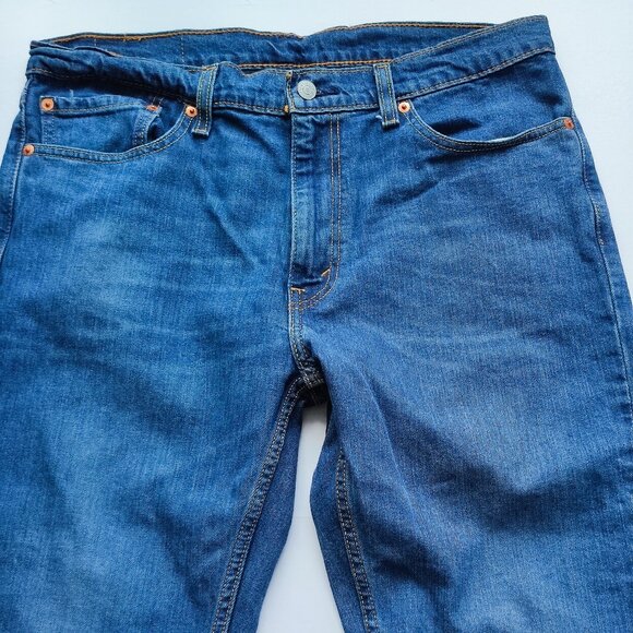 Levi's 511 premium jeans men's size W36 L32 denim blue slim fit - Picture 2 of 15